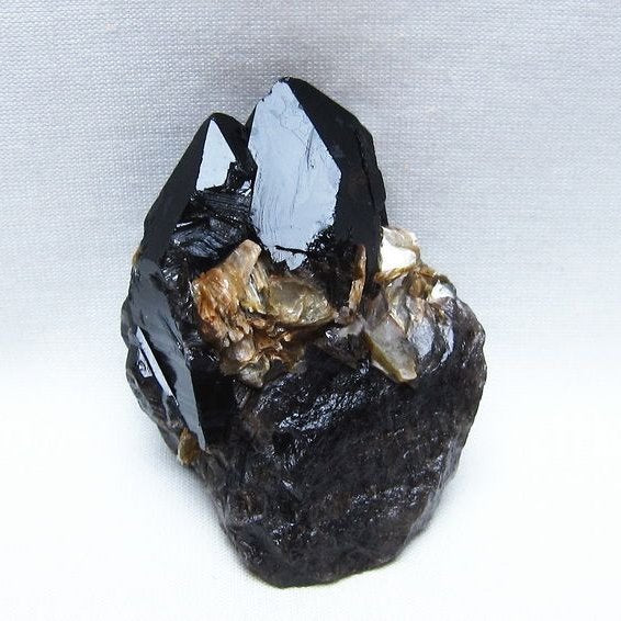 黒水晶 モリオン 原石 雲母入り 山東省産 一点物 171-9997