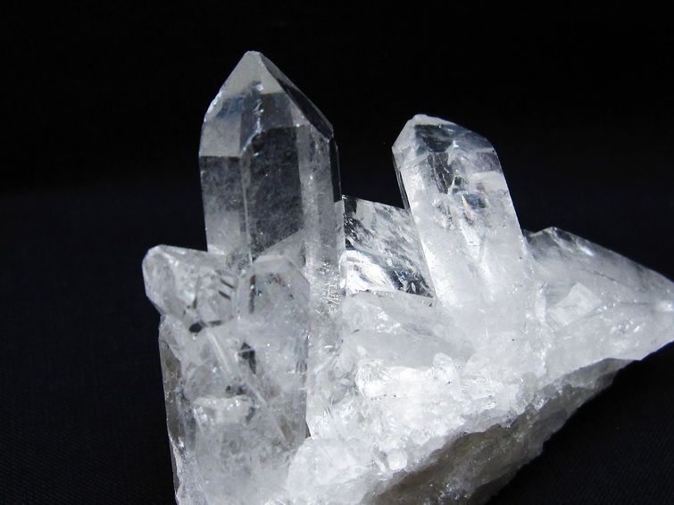 水晶 クラスター 原石 アーカンソー産 一点物 172-3954