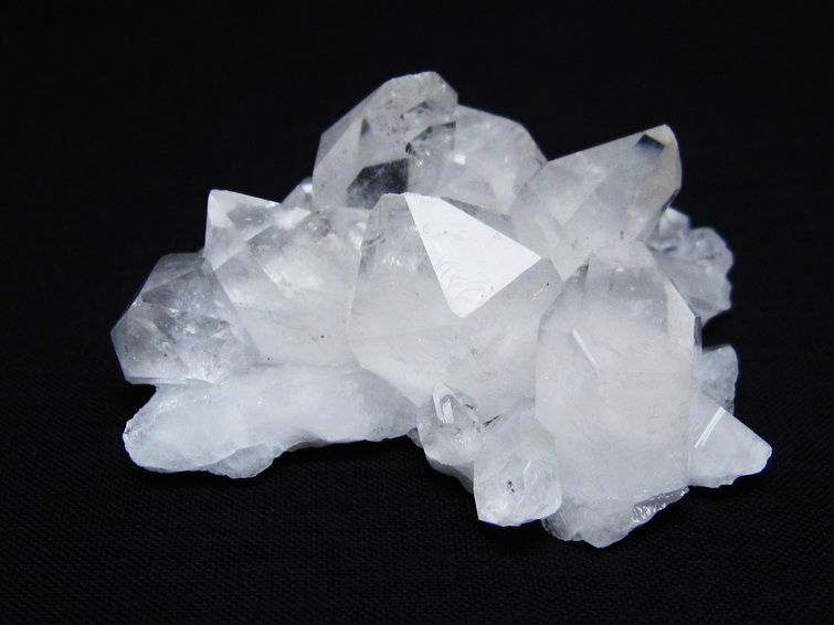 水晶 クラスター 原石 アーカンソー産 一点物 172-3998