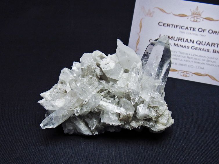 水晶クラスター 原石 ブラジル ミナスジェライス州 コリント産 一点物 レムリアンシード 172-4134