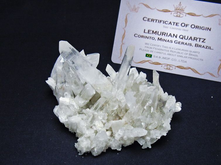 水晶クラスター 原石 ブラジル ミナスジェライス州 コリント産 一点物 レムリアンシード 172-4137
