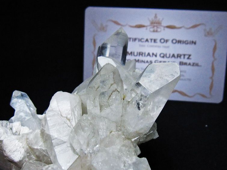 水晶クラスター 原石 ブラジル ミナスジェライス州 コリント産 一点物 レムリアンシード 172-4138