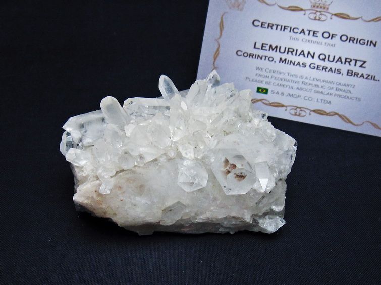 水晶クラスター 原石 ブラジル ミナスジェライス州 コリント産 一点物 レムリアンシード 172-4157