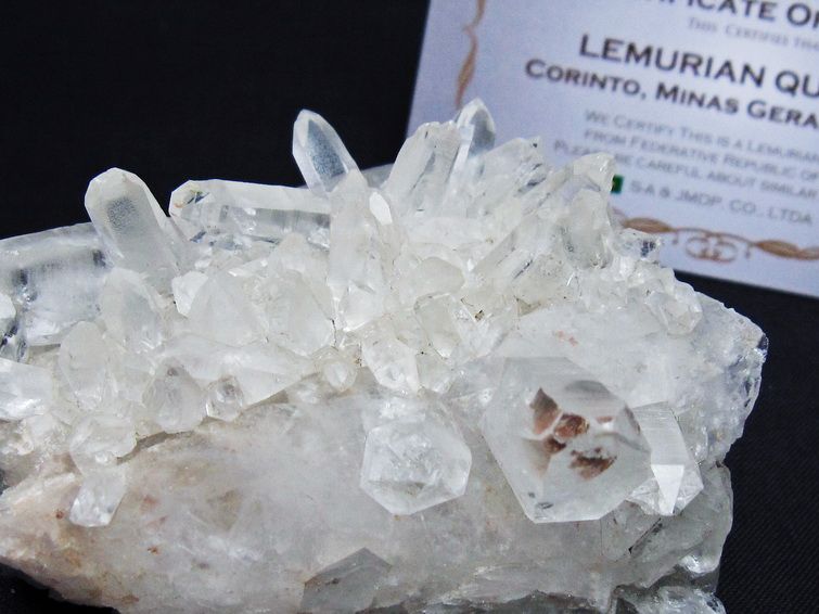 水晶クラスター 原石 ブラジル ミナスジェライス州 コリント産 一点物 レムリアンシード 172-4157