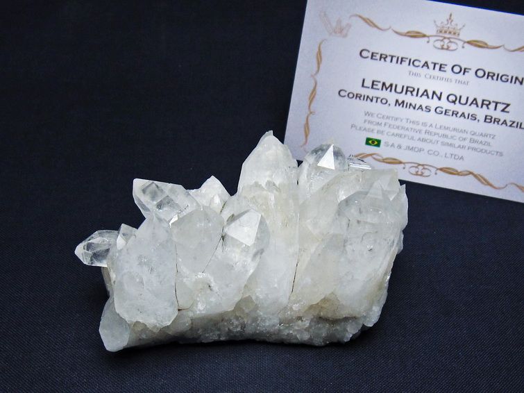 水晶クラスター 原石 ブラジル ミナスジェライス州 コリント産 一点物 レムリアンシード 172-4161