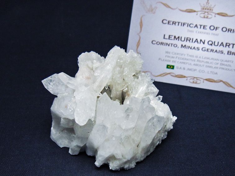 水晶クラスター 原石 ブラジル ミナスジェライス州 コリント産 一点物 レムリアンシード 172-4168