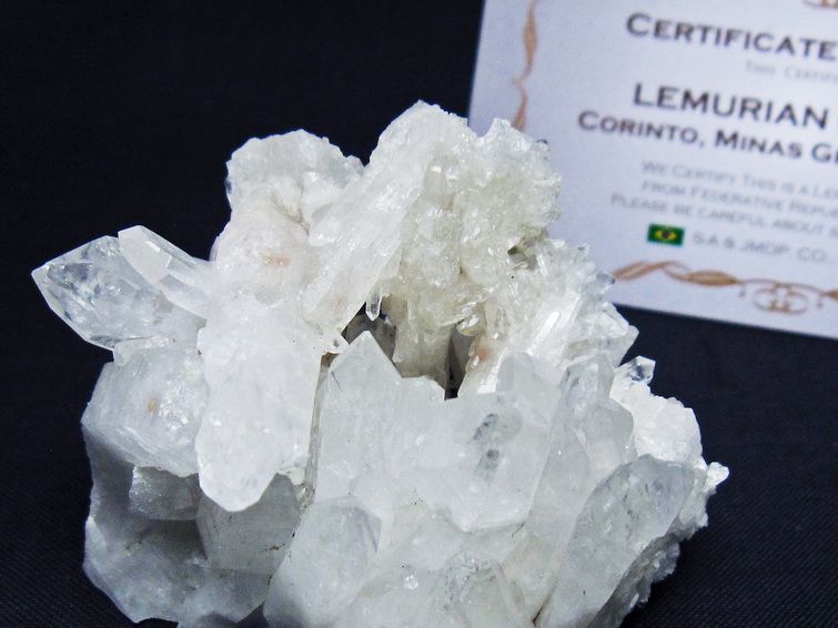 水晶クラスター 原石 ブラジル ミナスジェライス州 コリント産 一点物 レムリアンシード 172-4168