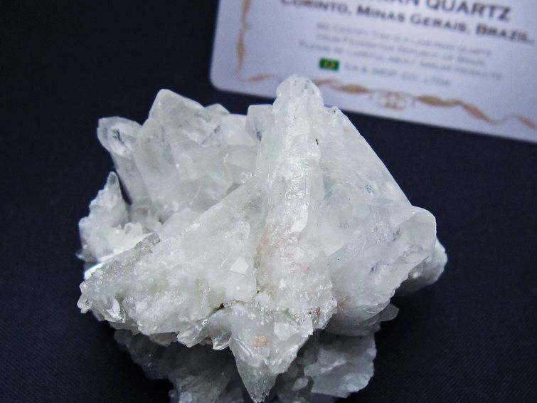水晶クラスター 原石 ブラジル ミナスジェライス州 コリント産 一点物 レムリアンシード 172-4168