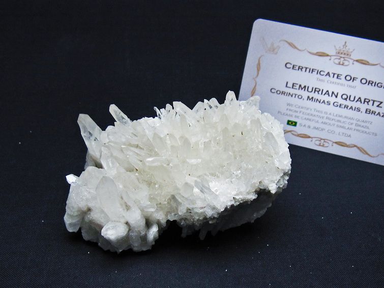 水晶クラスター 原石 ブラジル ミナスジェライス州 コリント産 一点物 レムリアンシード 172-4184