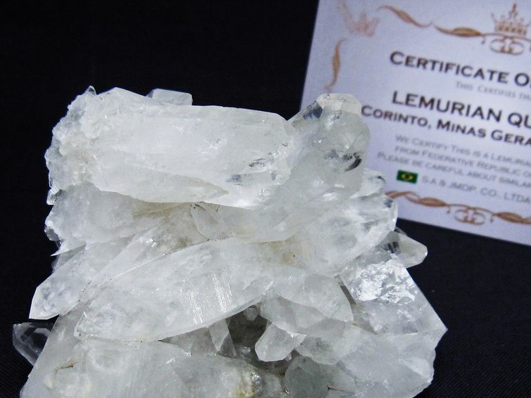 水晶クラスター 原石 ブラジル ミナスジェライス州 コリント産 一点物 レムリアンシード 172-4189
