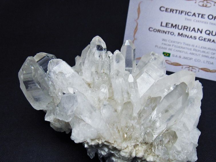 水晶クラスター 原石 ブラジル ミナスジェライス州 コリント産 一点物 レムリアンシード 172-4191