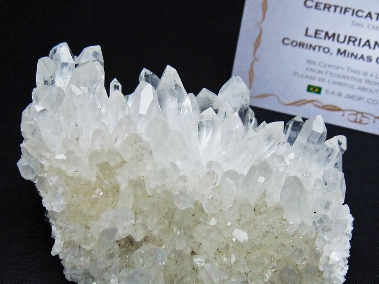 水晶クラスター 原石 ブラジル ミナスジェライス州 コリント産 一点物 レムリアンシード 172-4192