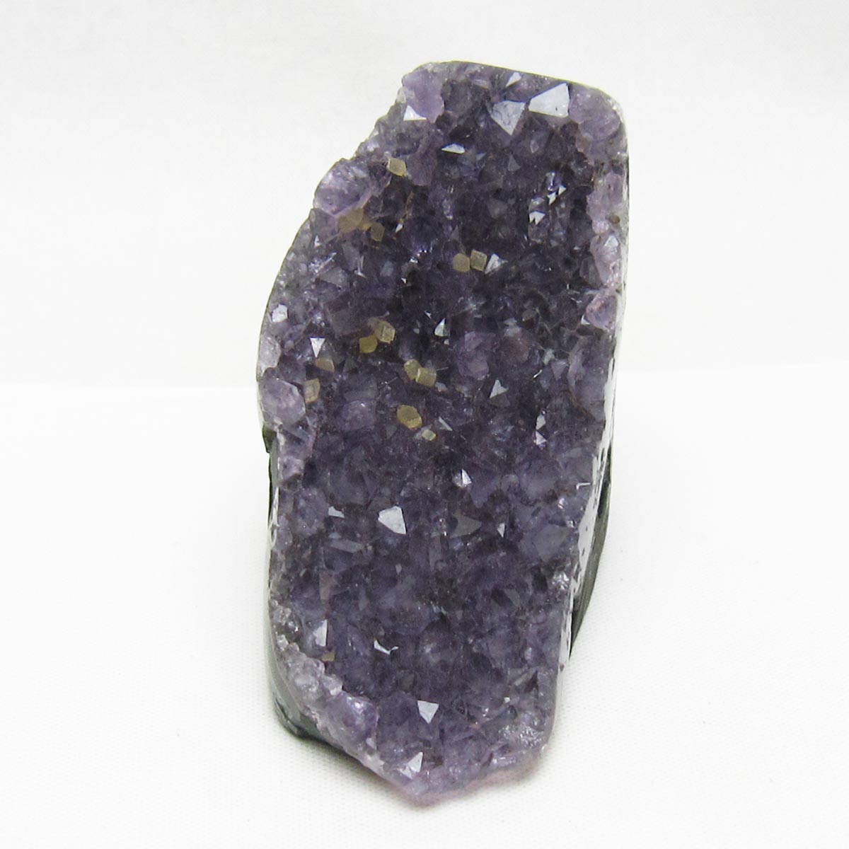 アメジスト クラスター ウルグアイ産 カルサイト共生 アメジスト 原石 amethyst 一点物 172-4210