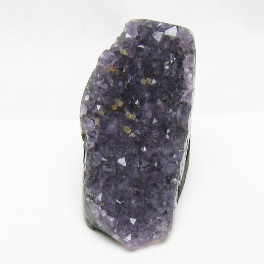 アメジスト クラスター ウルグアイ産 カルサイト共生 アメジスト 原石 amethyst 一点物 172-4210