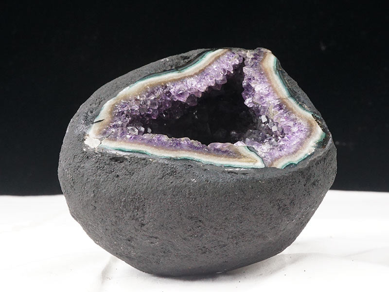 アメジストドーム ウルグアイ産 アメジスト サークルジオード 原石 amethyst 一点物 174-1989