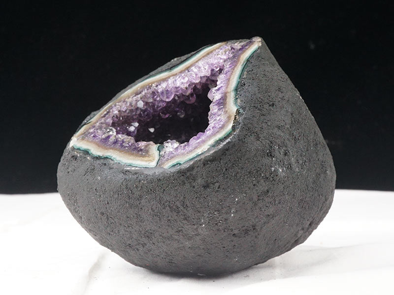 アメジストドーム ウルグアイ産 アメジスト サークルジオード 原石 amethyst 一点物 174-1989