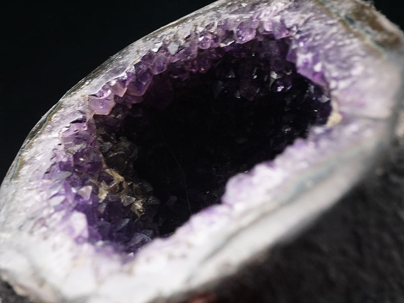 アメジストドーム ウルグアイ産 アメジスト サークルジオード 原石 amethyst 一点物 174-1991