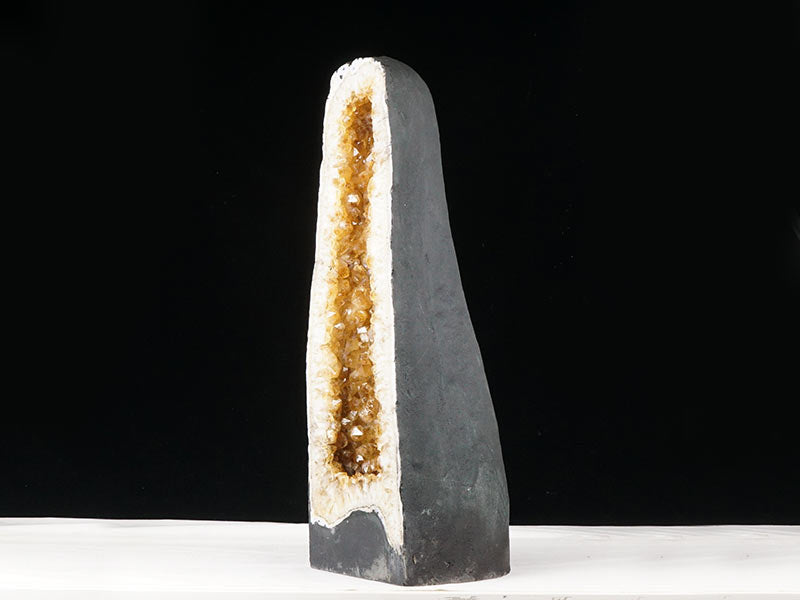 23.1Kg シトリン ドーム ブラジル産 シトリンクォーツ 原石 置物