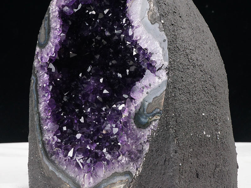 ウルグアイ産 アメジスト ドラゴンエッグ 原石 置物D.62 ウルグアイ産