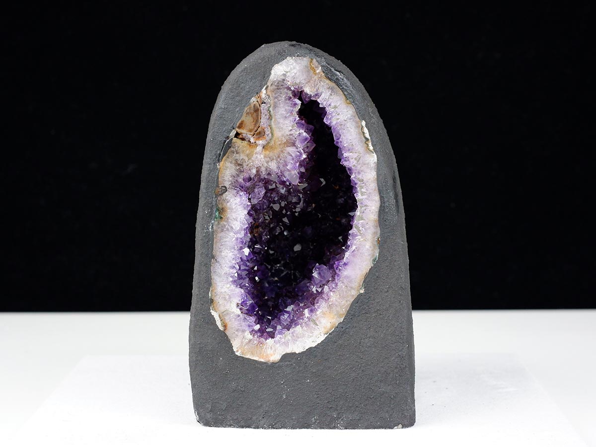 アメジストドーム 1.3Kg ウルグアイ産 ジオード カペーラ amethyst 一点物 174-2173