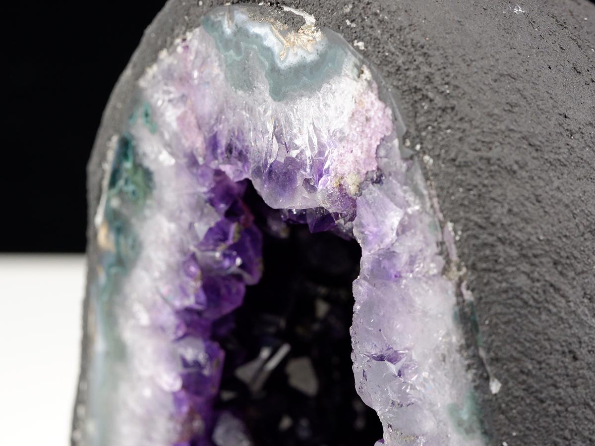 アメジストドーム 3.4Kg ウルグアイ産 ジオード カペーラ amethyst