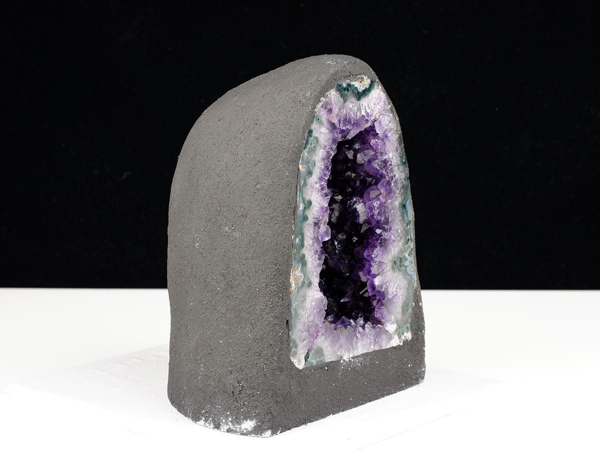 アメジストドーム 3.4Kg ウルグアイ産 ジオード カペーラ amethyst