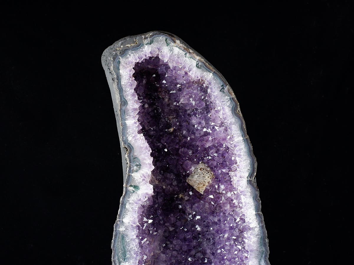 21.7Kg アメジストドーム ブラジル産 アメジスト ドーム 原石 置物 台座付属 一点物 174-2230 [sold out]