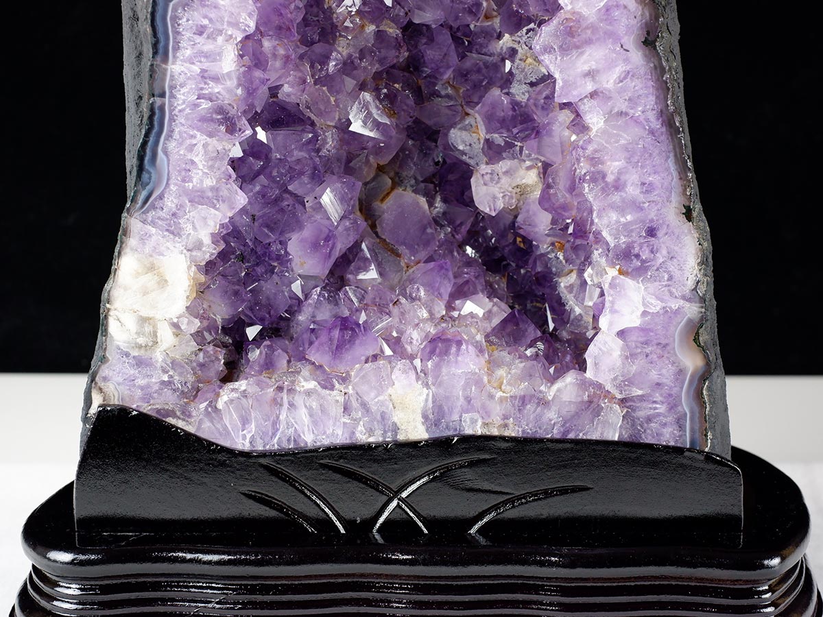 9.5Kg アメジストドーム ブラジル産 アメジスト ドーム 原石 置物 台座付属 一点物 174-2233