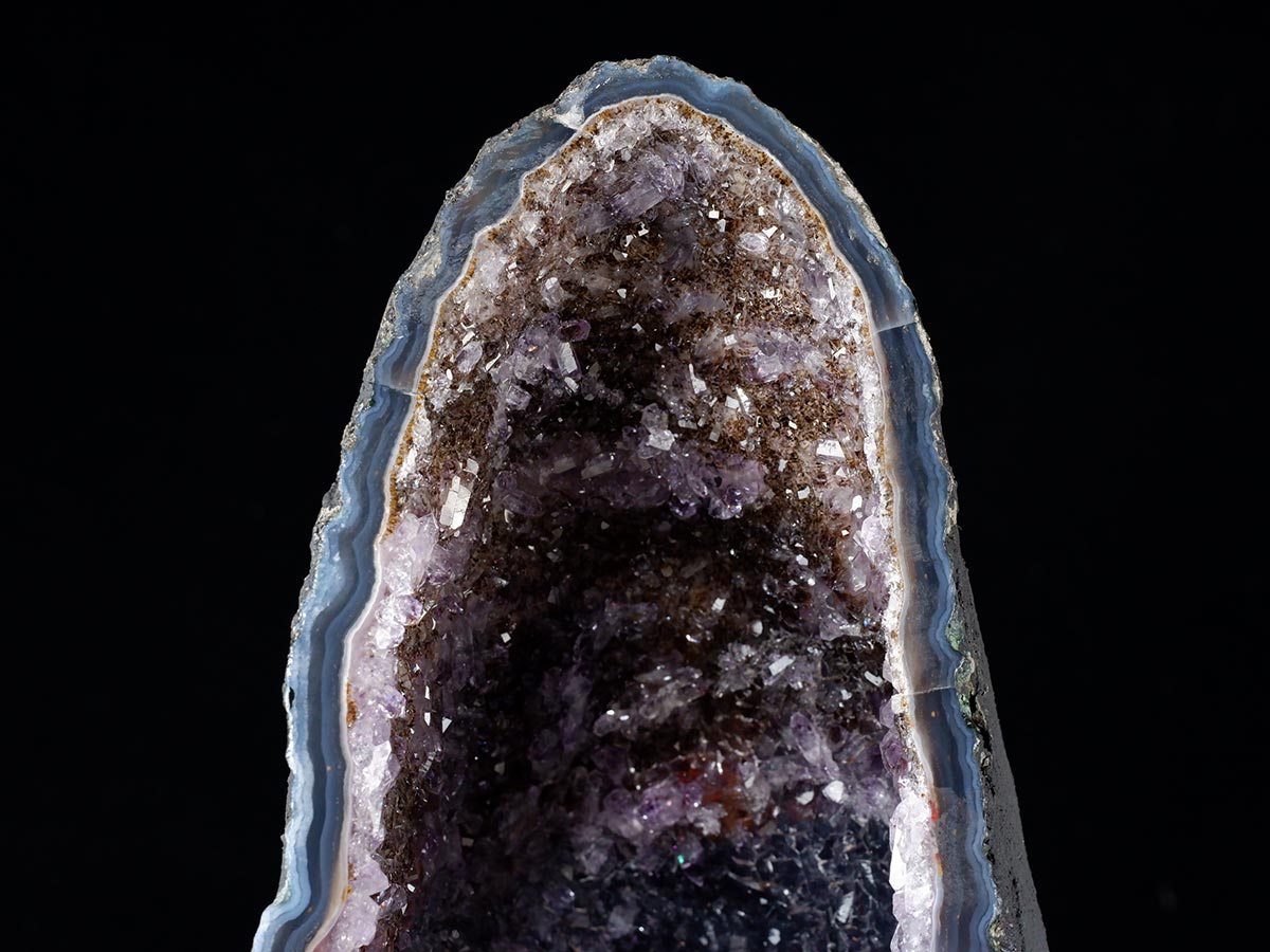 16.6Kg アメジストドーム ブラジル産 アメジスト ドーム 原石 置物 台座付属 一点物 174-2234