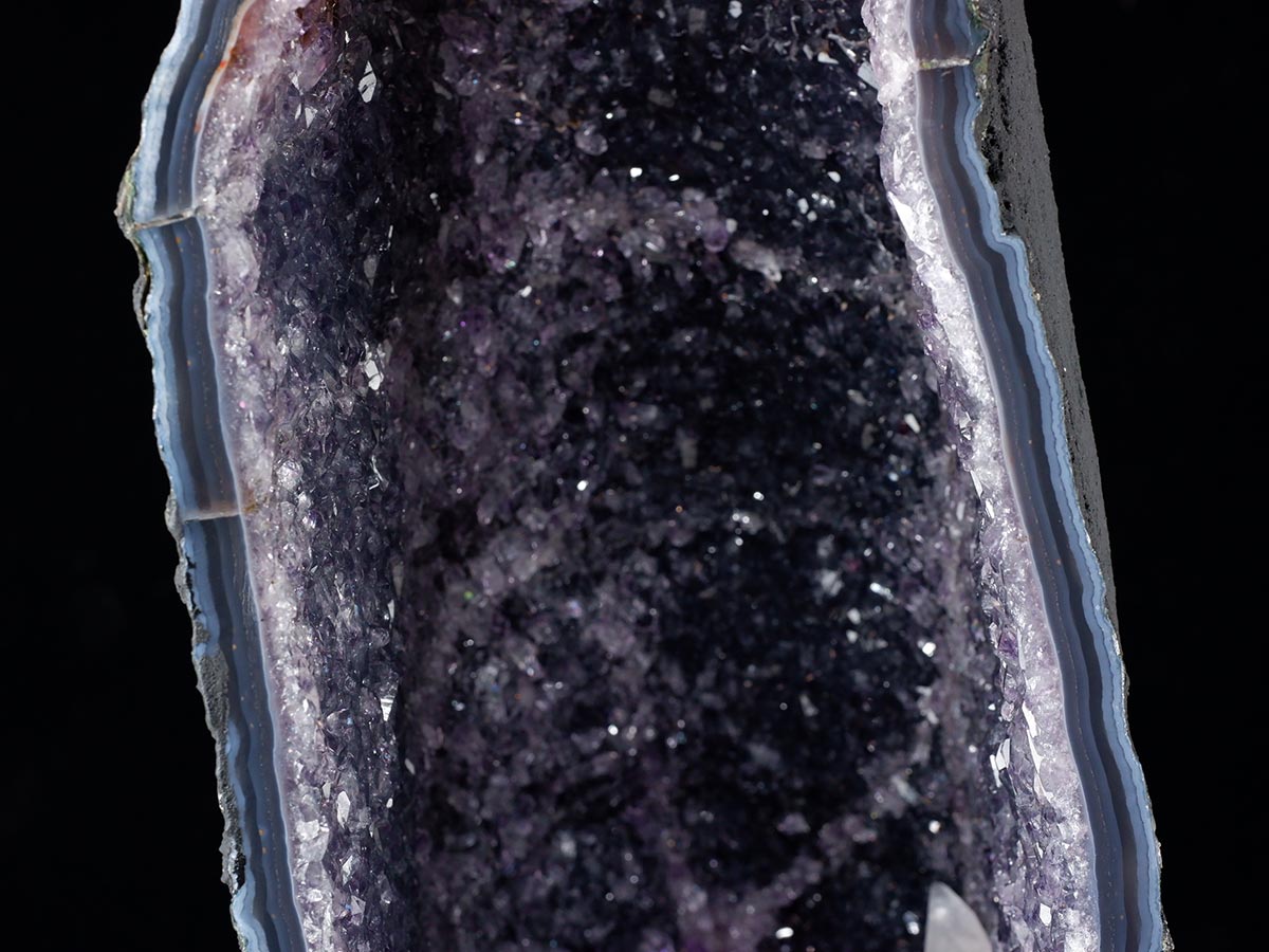 16.6Kg アメジストドーム ブラジル産 アメジスト ドーム 原石 置物 台座付属 一点物 174-2234