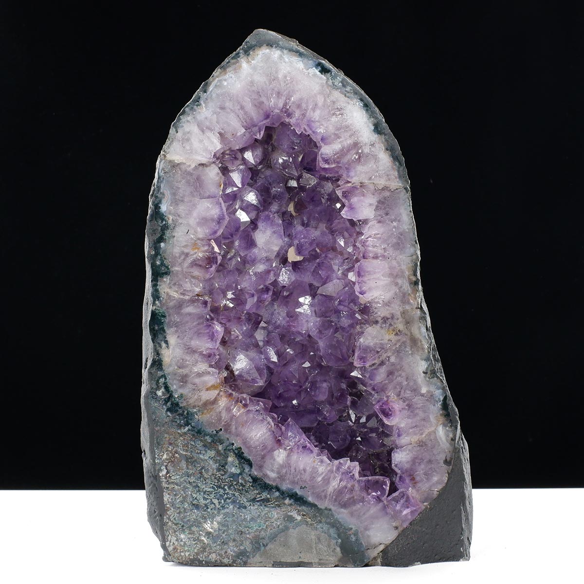 アメジストドーム 15.9kg ブラジル産 amethyst アメジスト ドーム 原石 ジオード 置物 一点物 174-2454