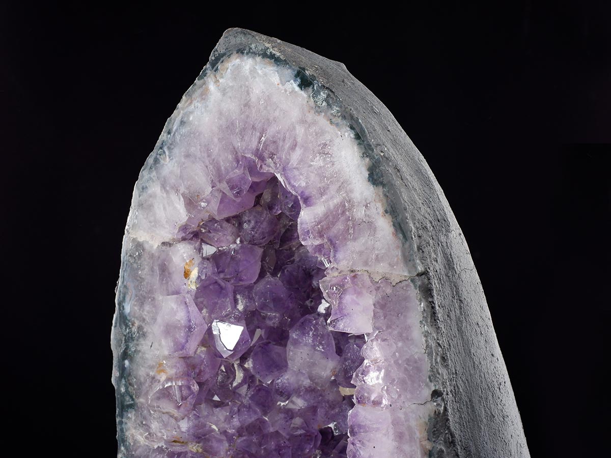 アメジストドーム 15.9kg ブラジル産 amethyst アメジスト ドーム 原石 ジオード 置物 一点物 174-2454