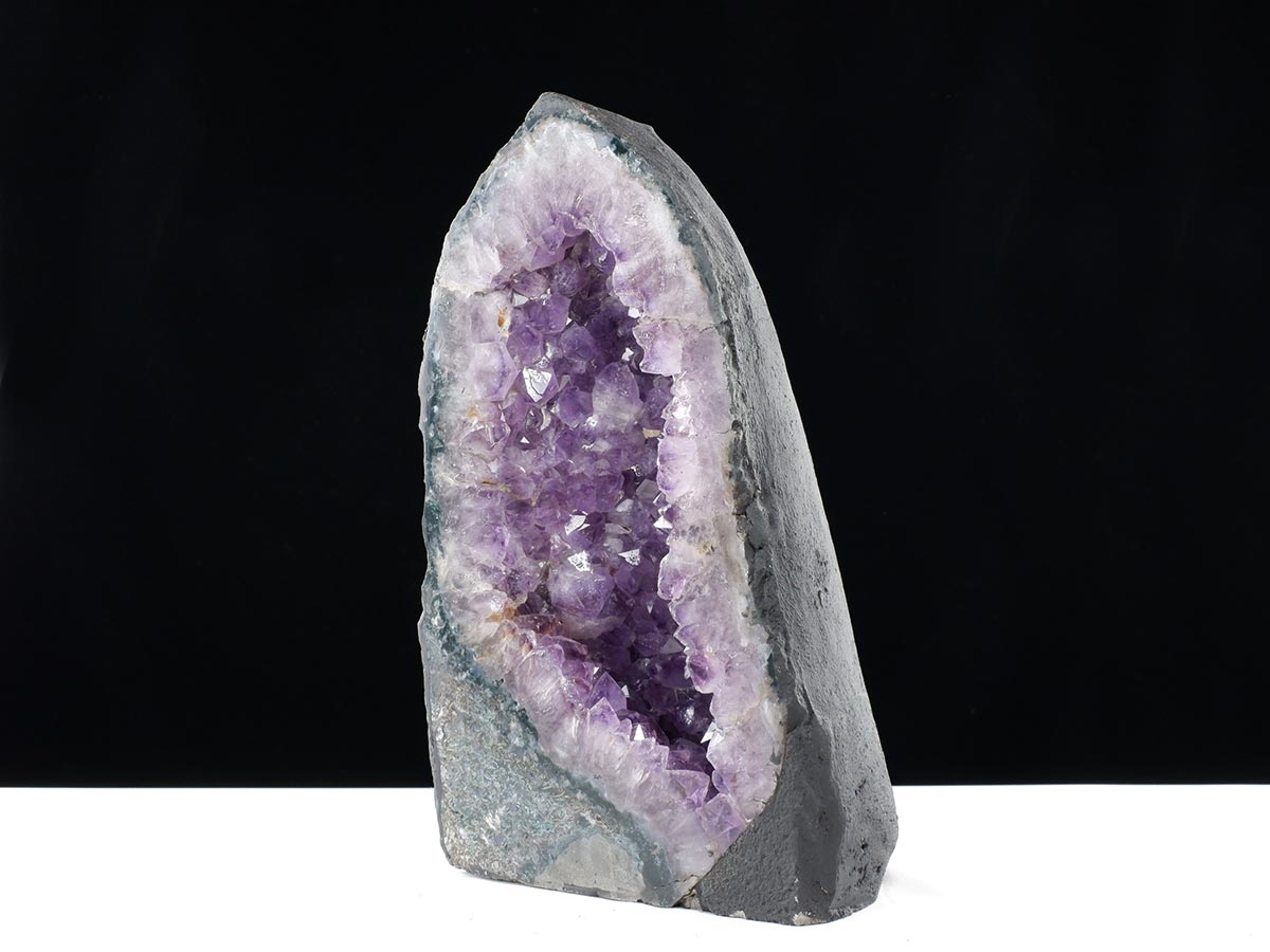 アメジストドーム 15.9kg ブラジル産 amethyst アメジスト ドーム 原石 ジオード 置物 一点物 174-2454
