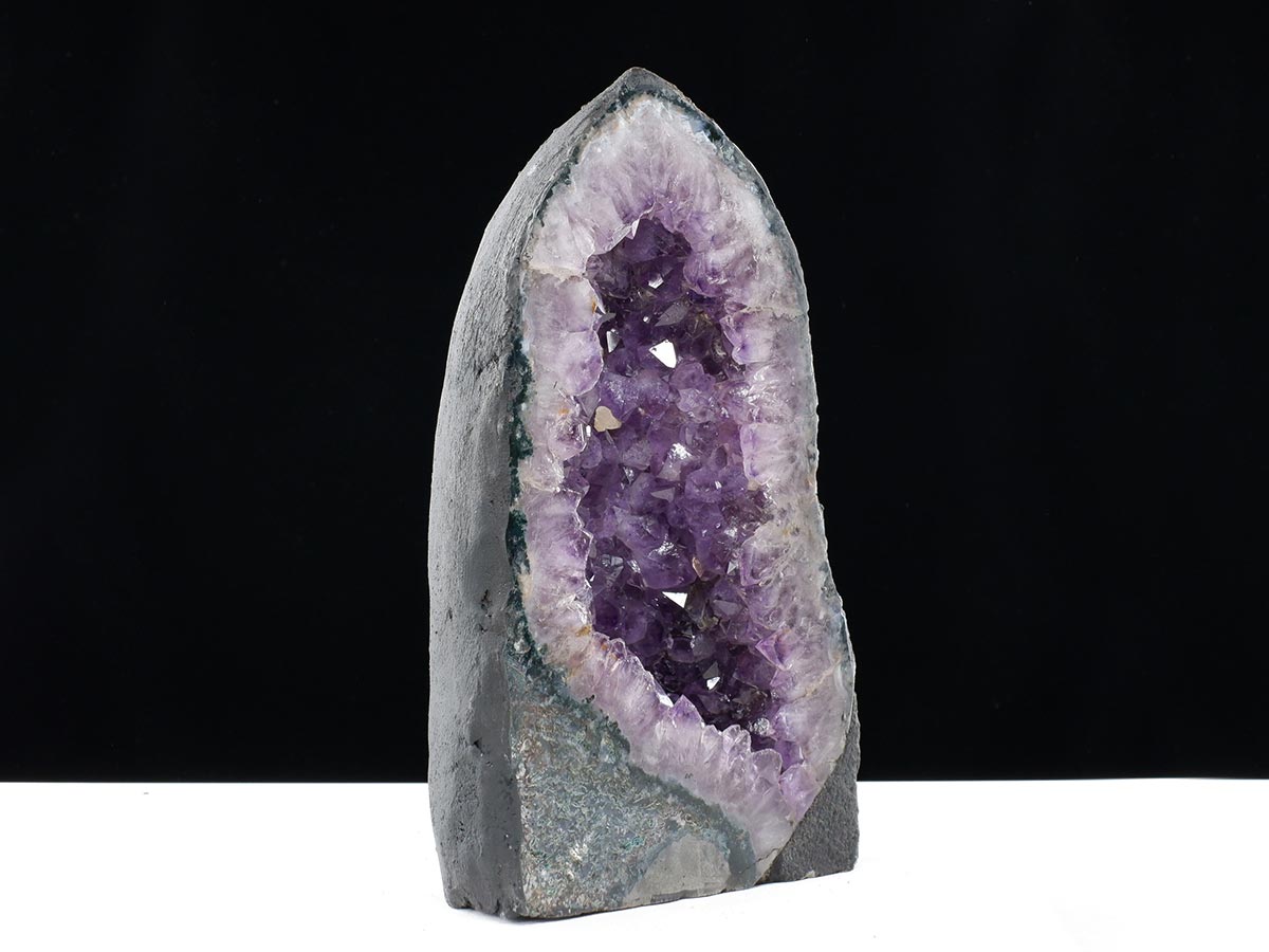アメジストドーム 15.9kg ブラジル産 amethyst アメジスト ドーム 原石 ジオード 置物 一点物 174-2454