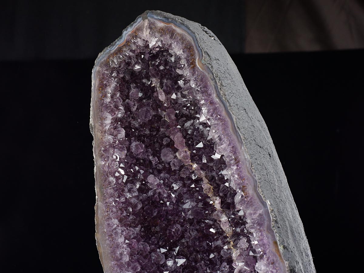 アメジストドーム 25.2kg ブラジル産 amethyst アメジスト ドーム 原石 ジオード 置物 一点物 174-2455