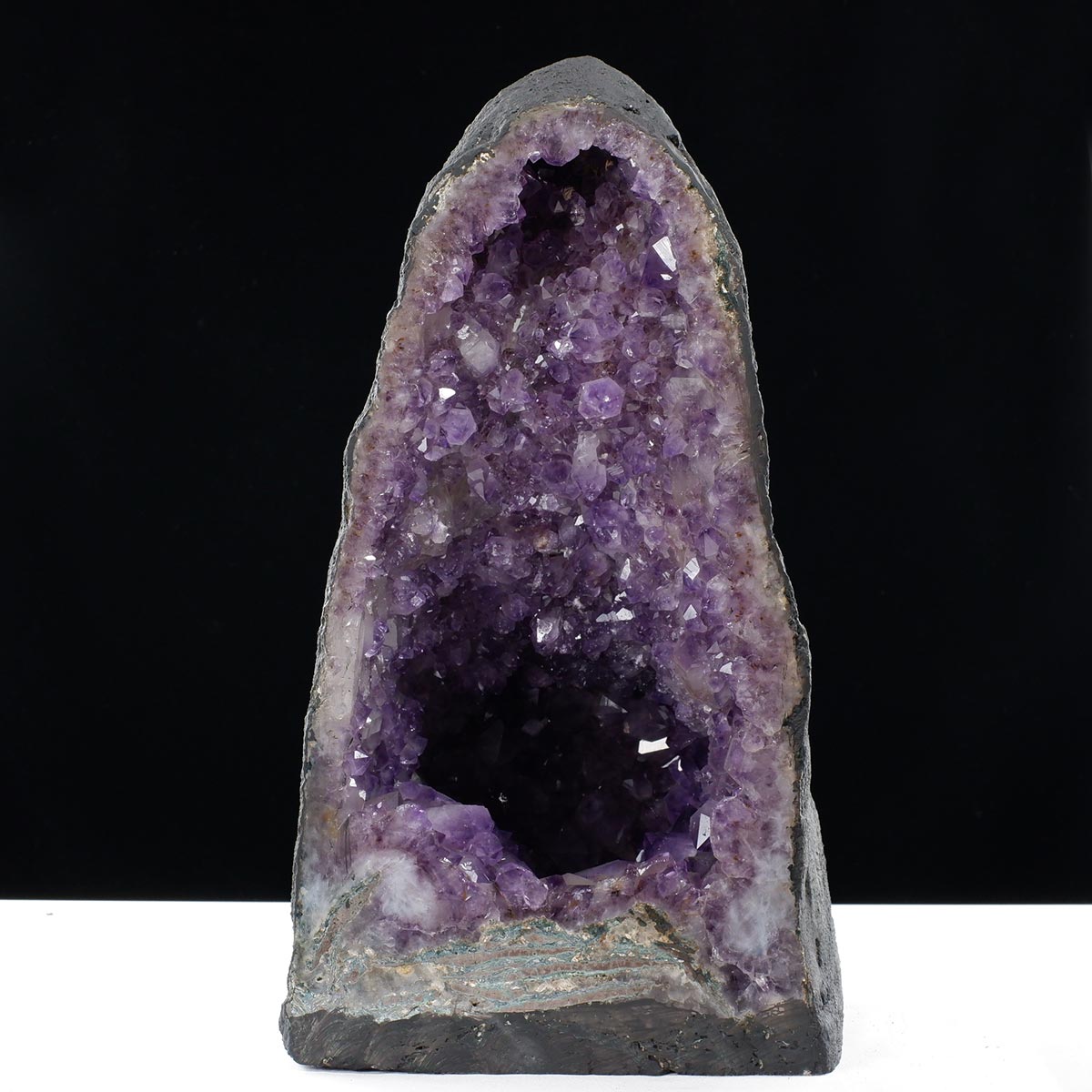 アメジストドーム 16.1kg ブラジル産 amethyst アメジスト ドーム 原石 ジオード 置物 一点物 174-2456