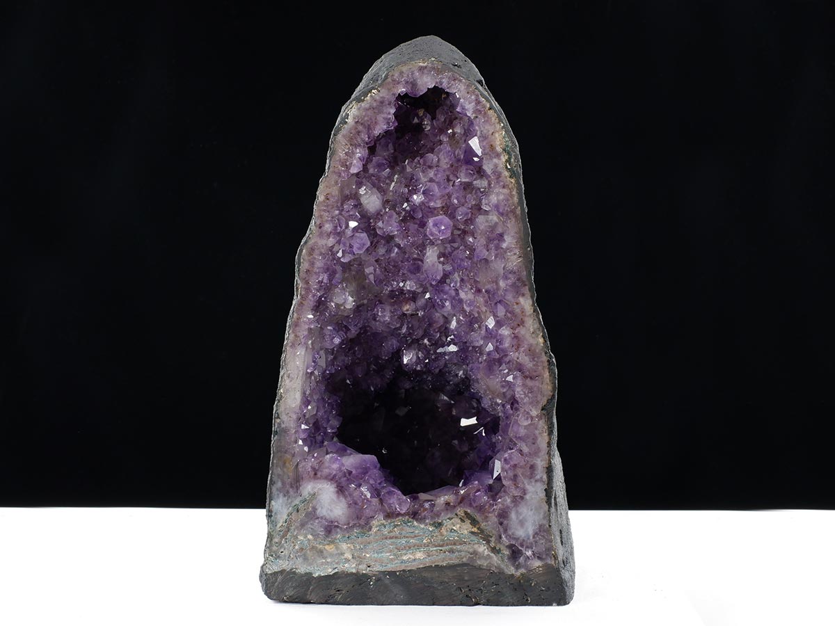 アメジストドーム 16.1kg ブラジル産 amethyst アメジスト ドーム 原石 ジオード 置物 一点物 174-2456