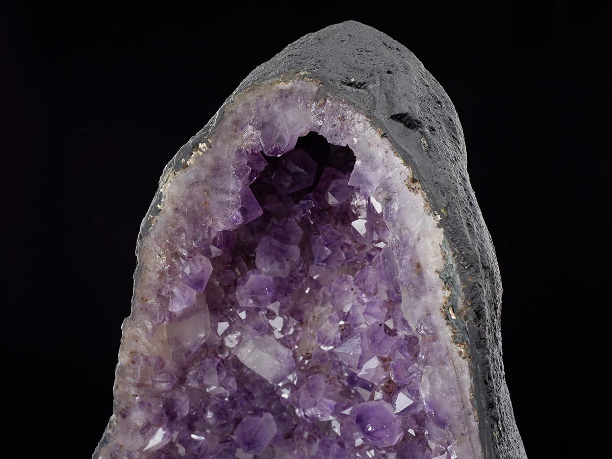 アメジストドーム 16.1kg ブラジル産 amethyst アメジスト ドーム 原石 ジオード 置物 一点物 174-2456