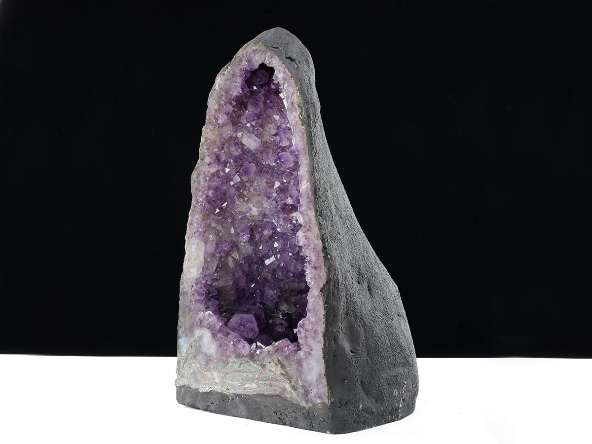 アメジストドーム 16.1kg ブラジル産 amethyst アメジスト ドーム 原石 ジオード 置物 一点物 174-2456