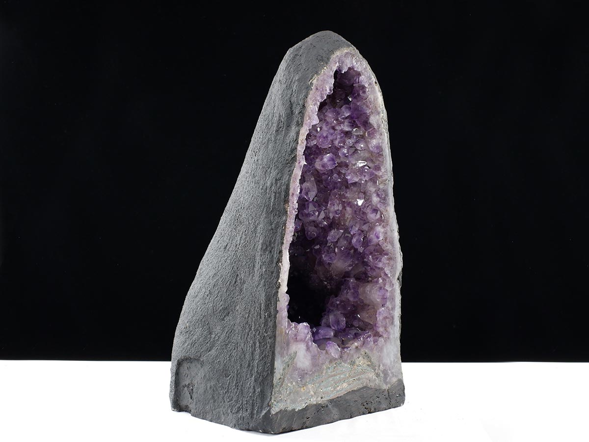 アメジストドーム 16.1kg ブラジル産 amethyst アメジスト ドーム 原石 ジオード 置物 一点物 174-2456