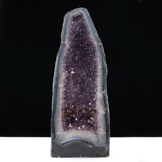 アメジストドーム 16.1kg ブラジル産 amethyst アメジスト ドーム 原石 ジオード 置物 一点物 174-2459