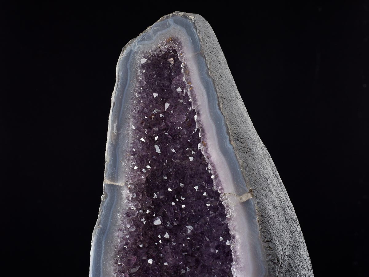 アメジストドーム 16.1kg ブラジル産 amethyst アメジスト ドーム 原石 ジオード 置物 一点物 174-2459