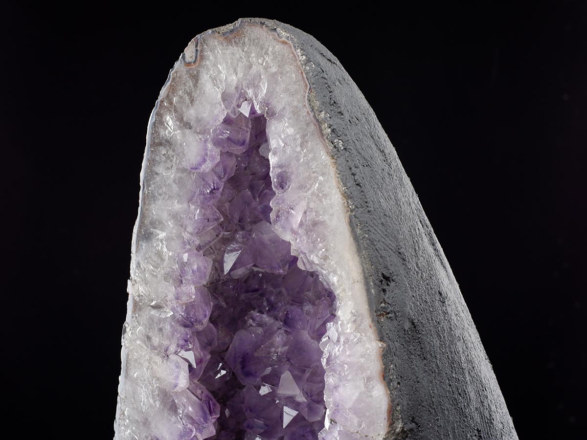 アメジストドーム 23.3kg ブラジル産 amethyst アメジスト ドーム 原石 ジオード 置物 一点物 174-2465