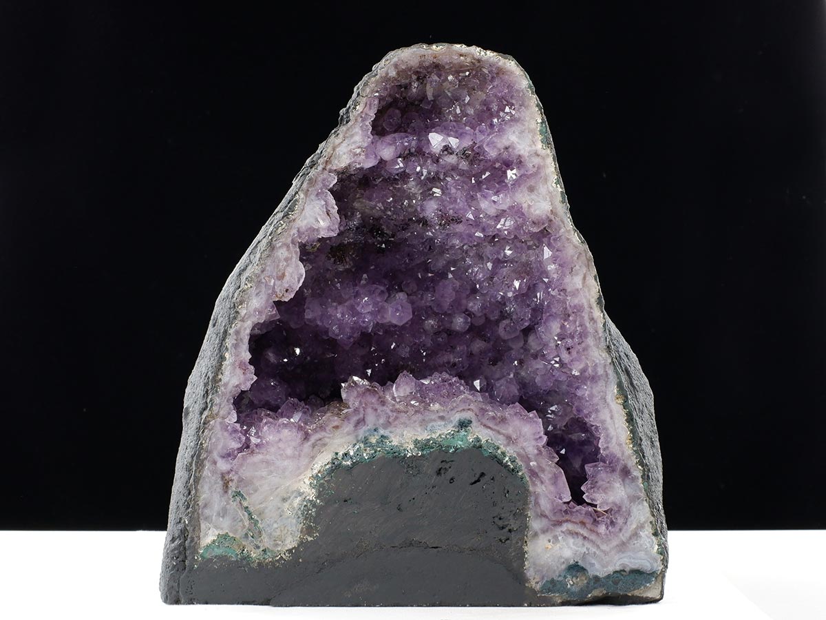 アメジストドーム 17.4kg ブラジル産 amethyst アメジスト ドーム 原石 ジオード 置物 一点物 174-2468