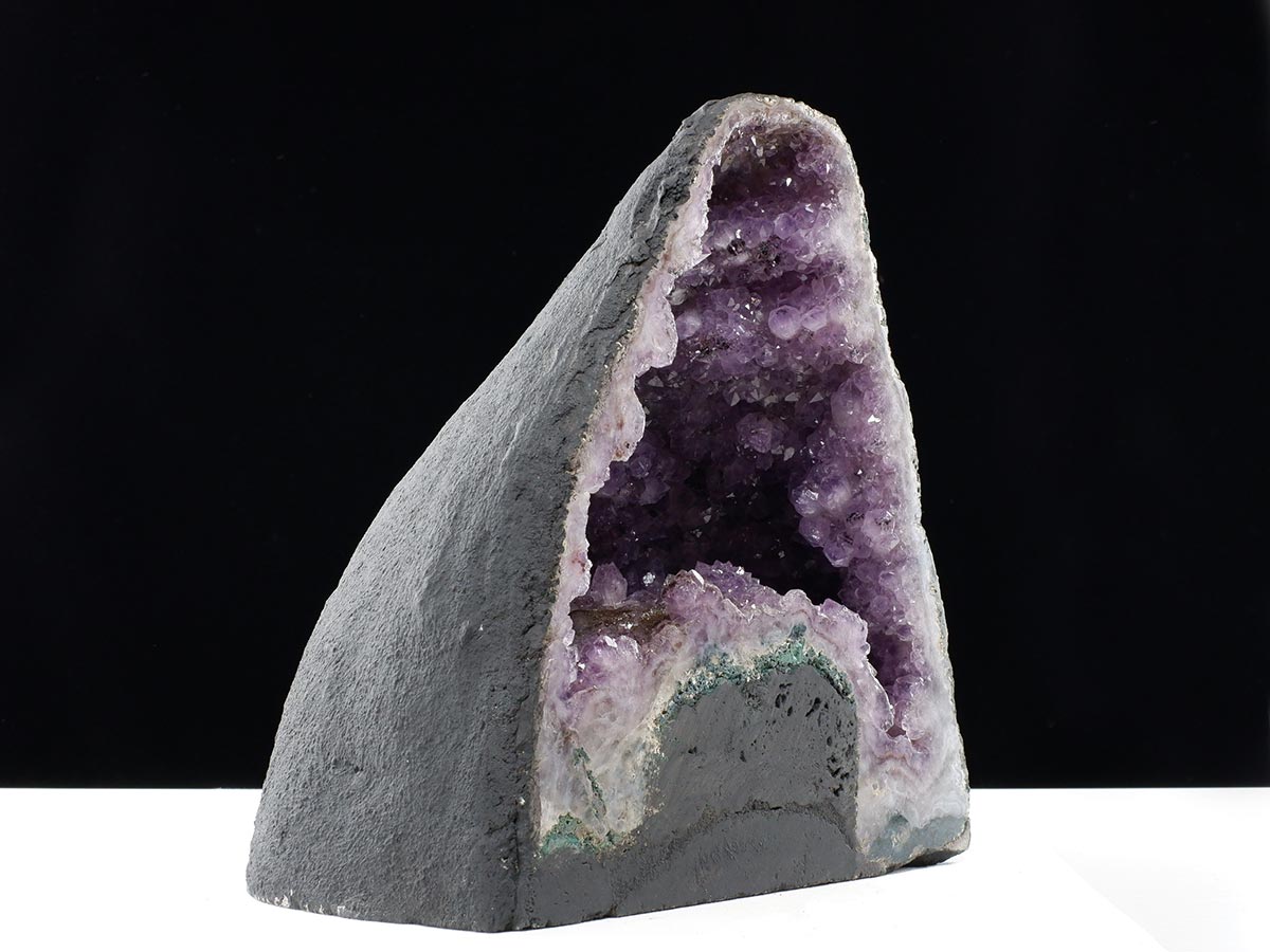 アメジストドーム 17.4kg ブラジル産 amethyst アメジスト ドーム 原石 ジオード 置物 一点物 174-2468