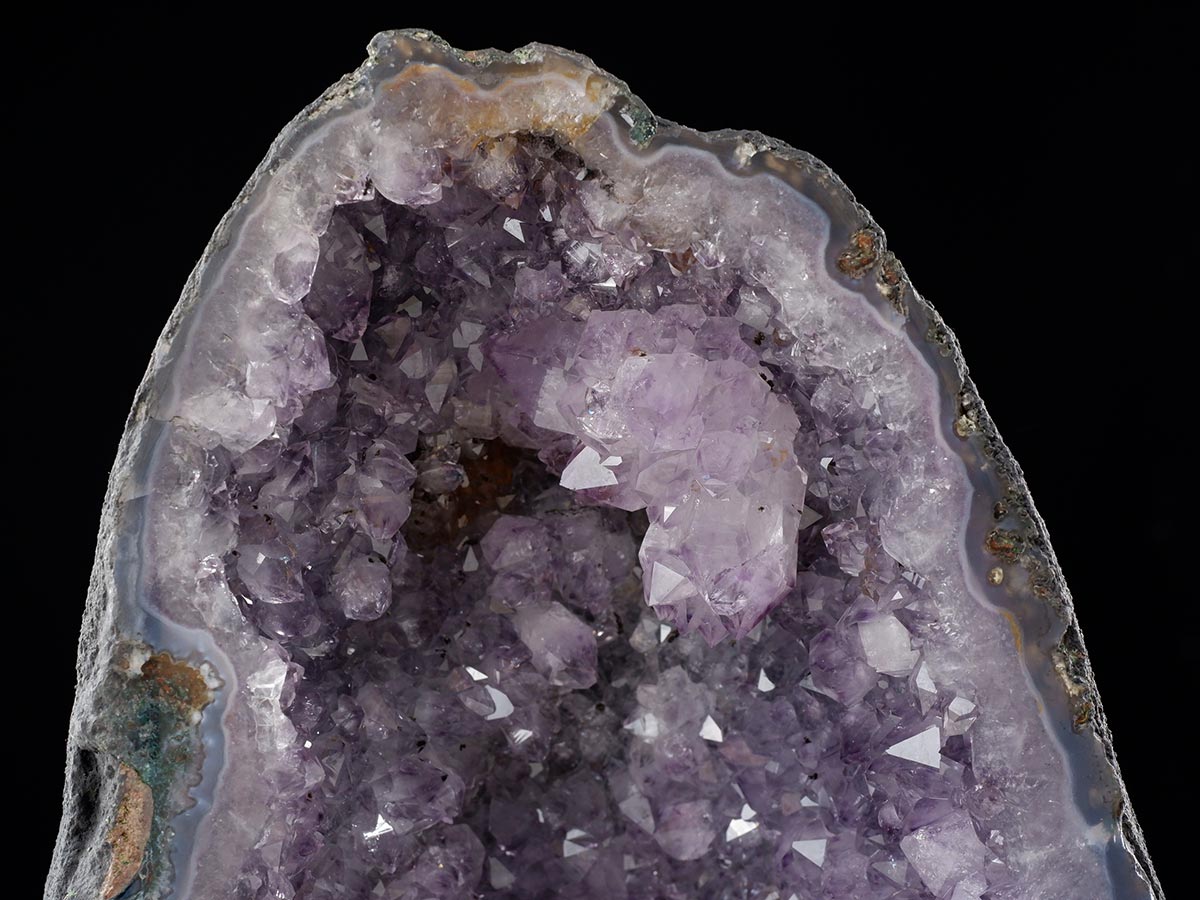 アメジストドーム 7.9kg ブラジル産 amethyst アメジスト ドーム 原石 ジオード 置物 一点物 174-2475
