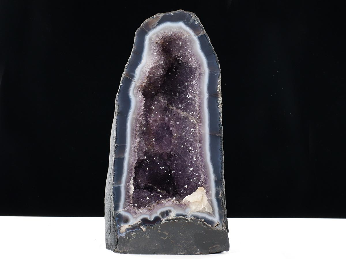 アメジストドーム 21.5kg ブラジル産 amethyst アメジスト ドーム 原石 ジオード 置物 一点物 174-2476