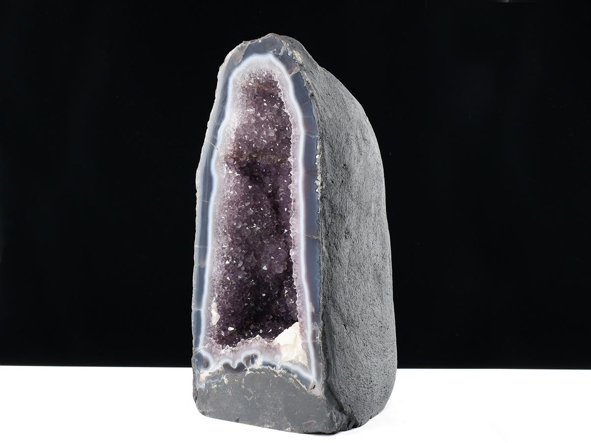 アメジストドーム 21.5kg ブラジル産 amethyst アメジスト ドーム 原石 ジオード 置物 一点物 174-2476