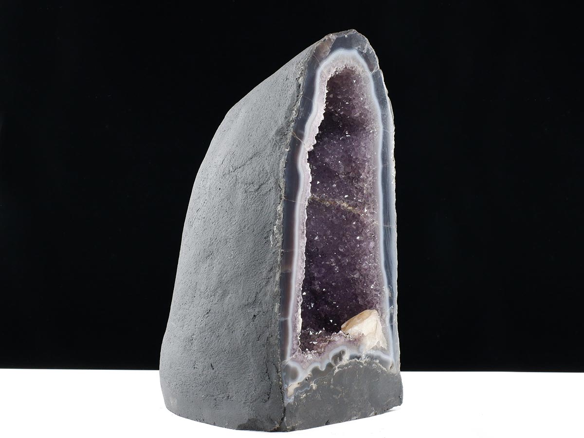 アメジストドーム 21.5kg ブラジル産 amethyst アメジスト ドーム 原石 ジオード 置物 一点物 174-2476