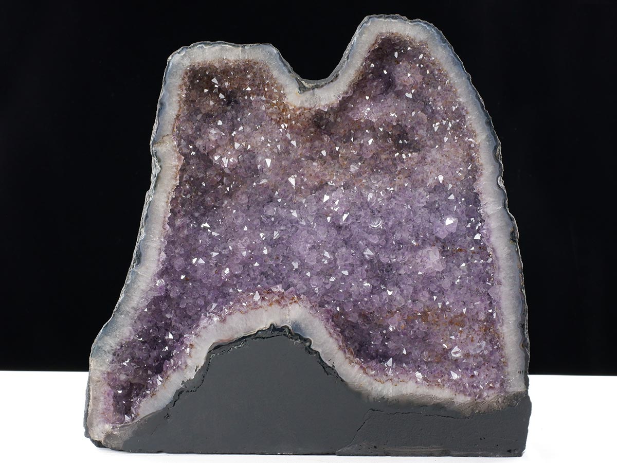 アメジストドーム 19.6kg ブラジル産 amethyst アメジスト ドーム 原石 ジオード 置物 一点物 174-2477